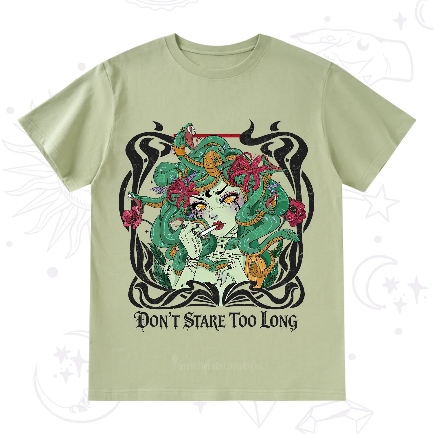 Purplehecate Don't Stare Too Long T-Shirt