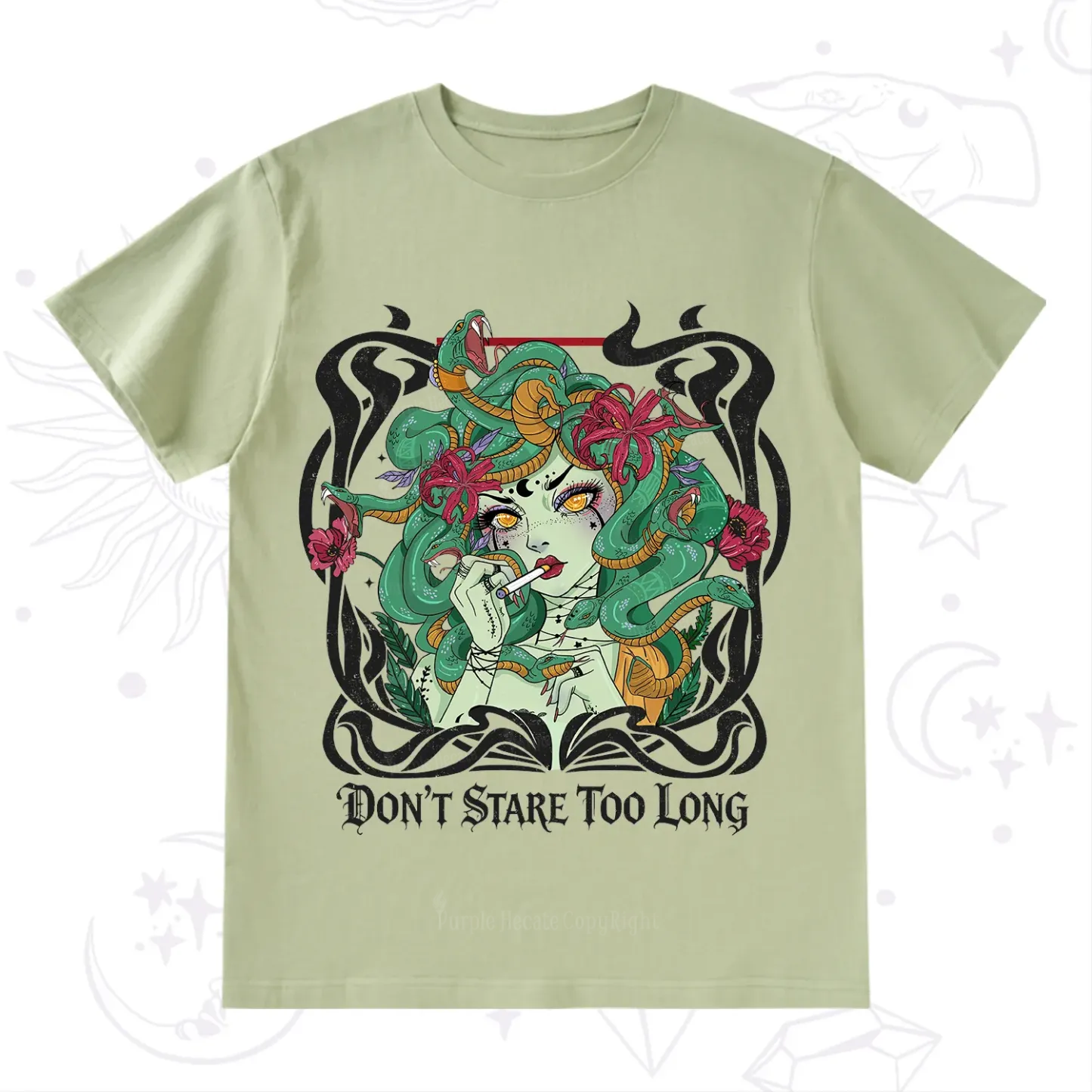 Purplehecate Don't Stare Too Long T-Shirt