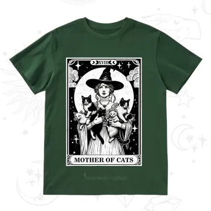 Purplehecate The Mother of Cats Tarot T-Shirt