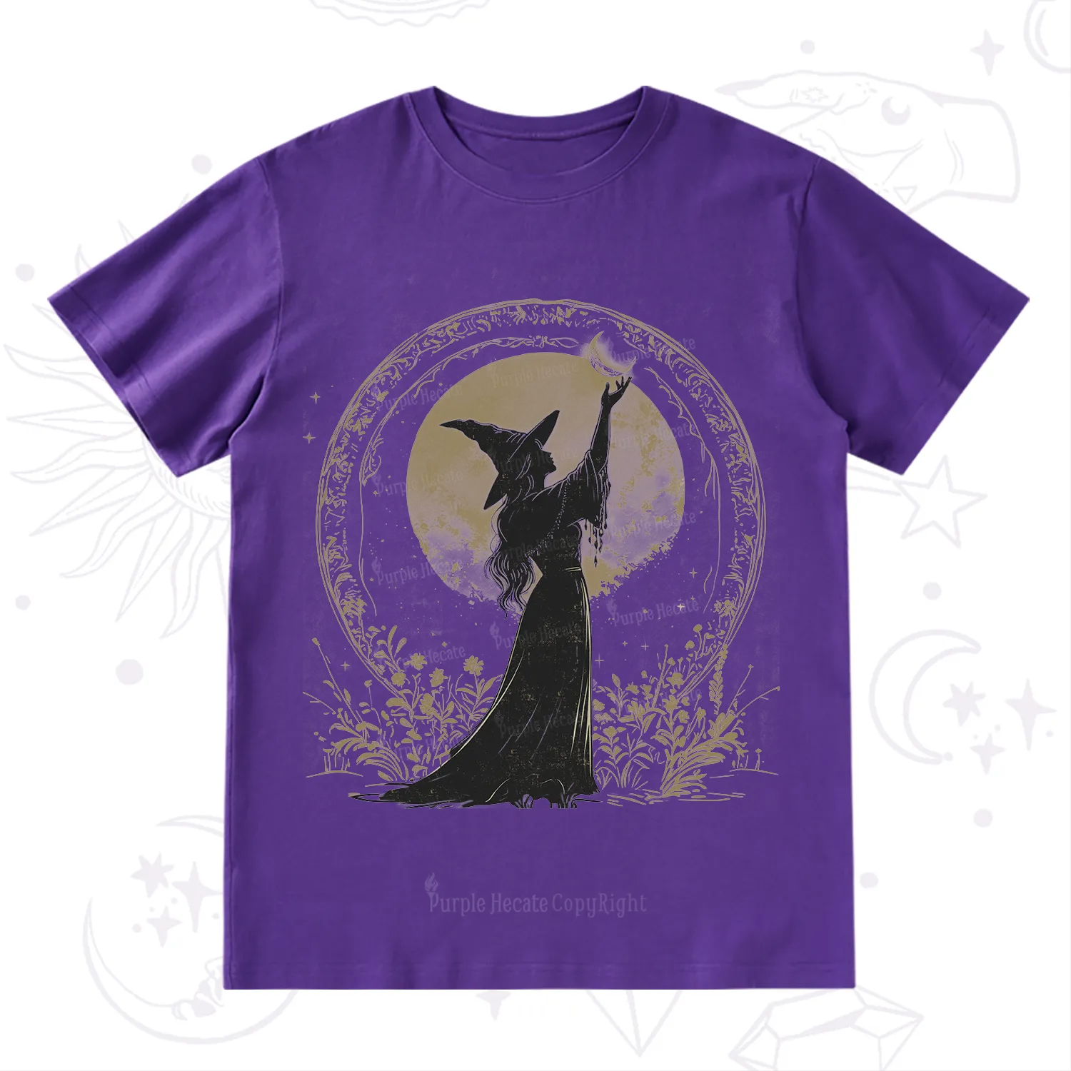 Purplehecate The Moon Witch T-Shirt