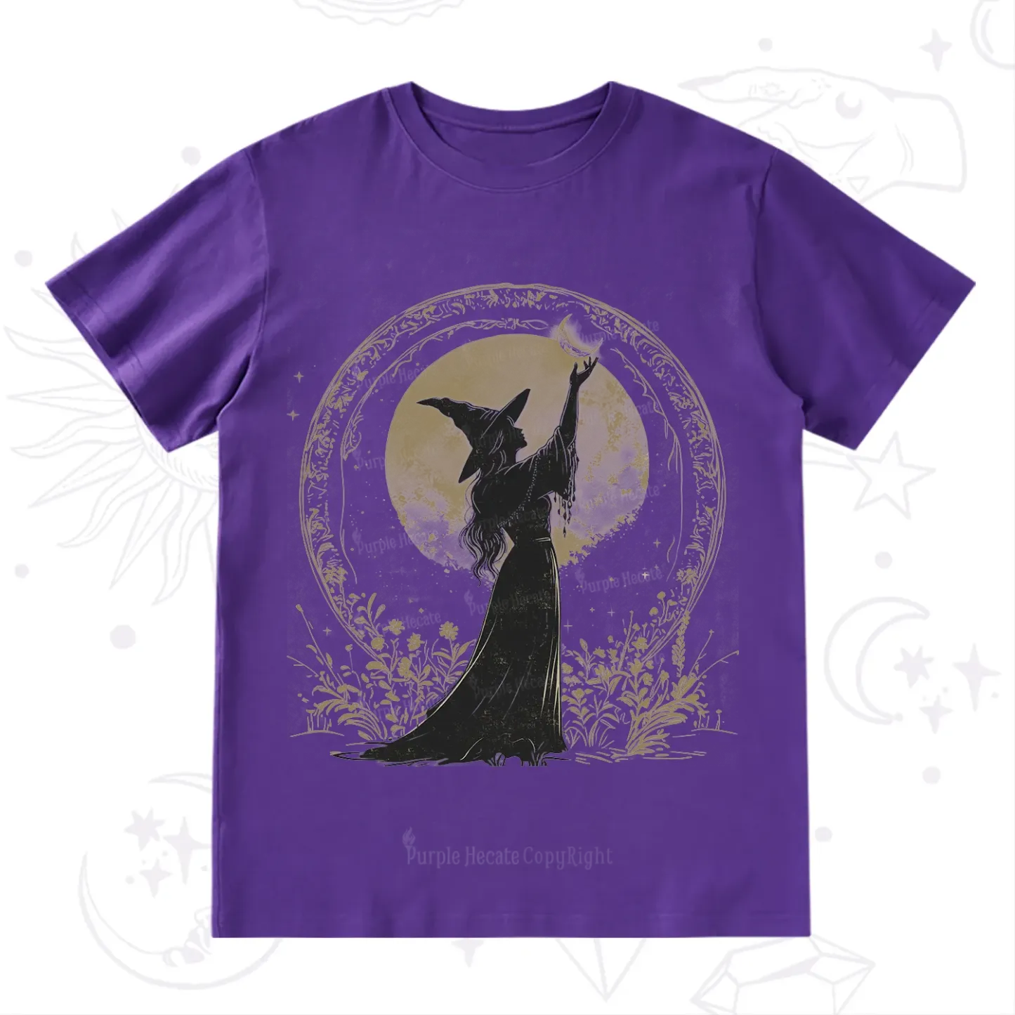 Purplehecate The Moon Witch T-Shirt