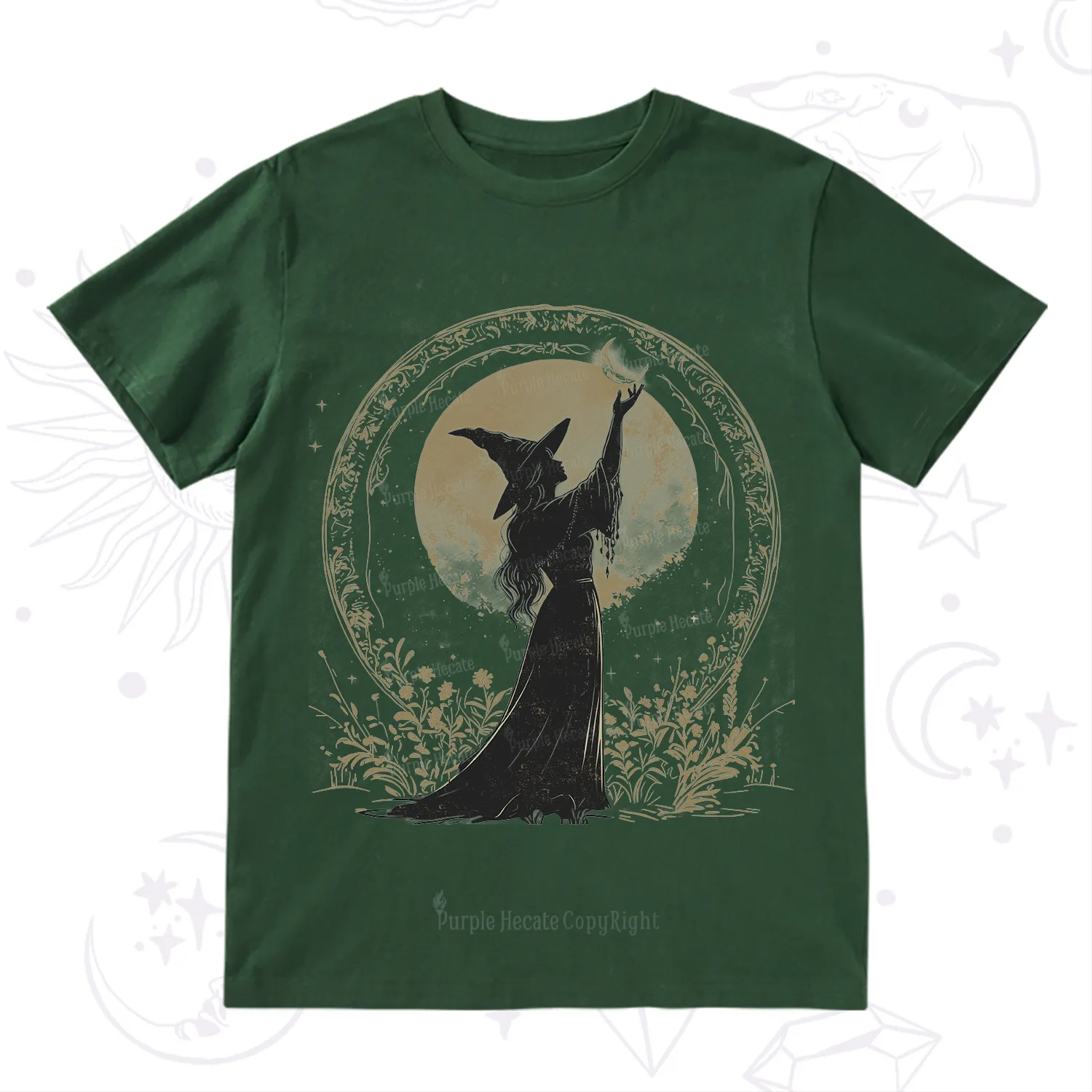 Purplehecate The Moon Witch T-Shirt