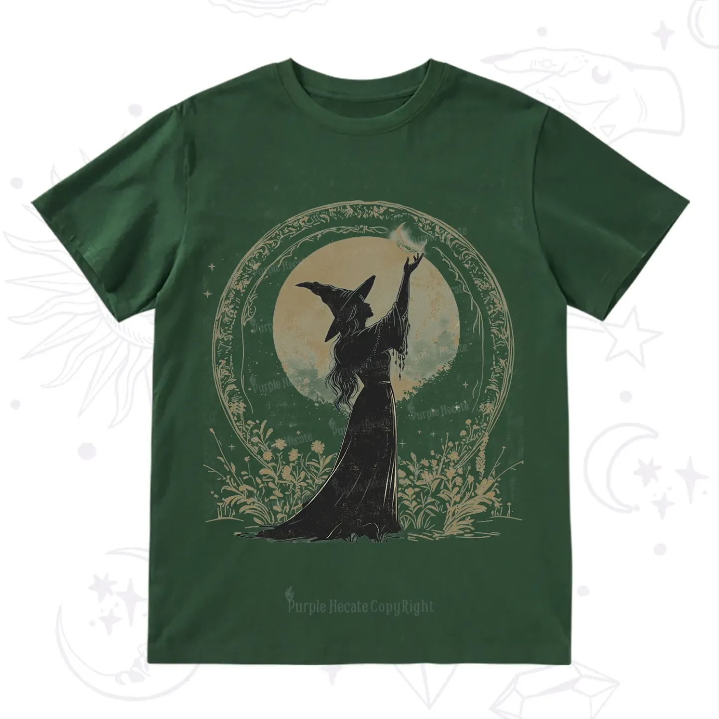 Purplehecate The Moon Witch T-Shirt