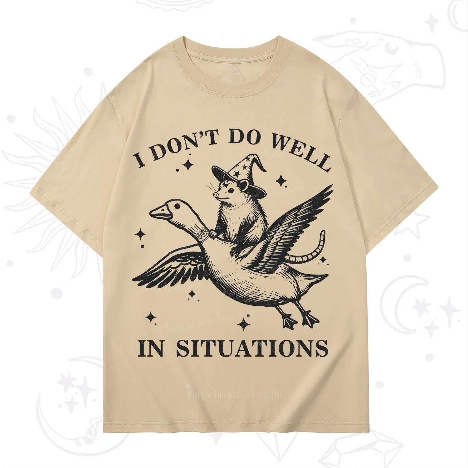 Purplehecate I Don't Do Well In Situations T-Shirt