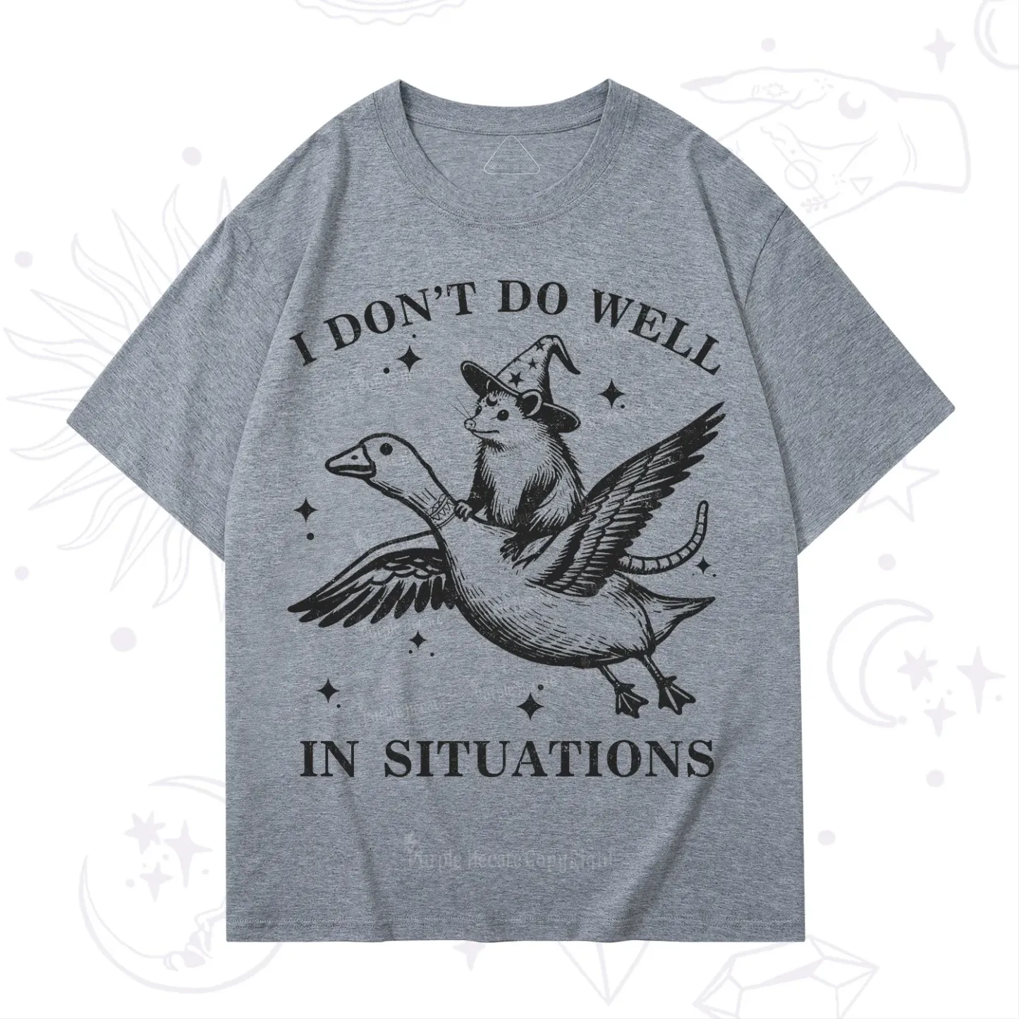 Purplehecate I Don't Do Well In Situations T-Shirt