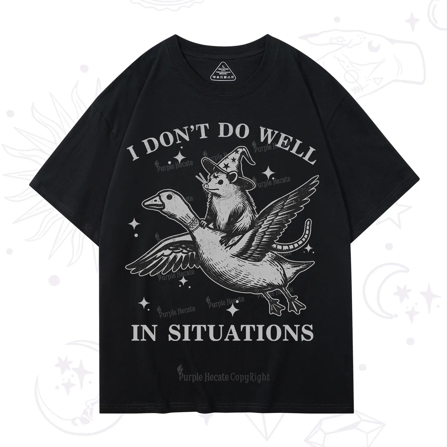 Purplehecate I Don't Do Well In Situations T-Shirt