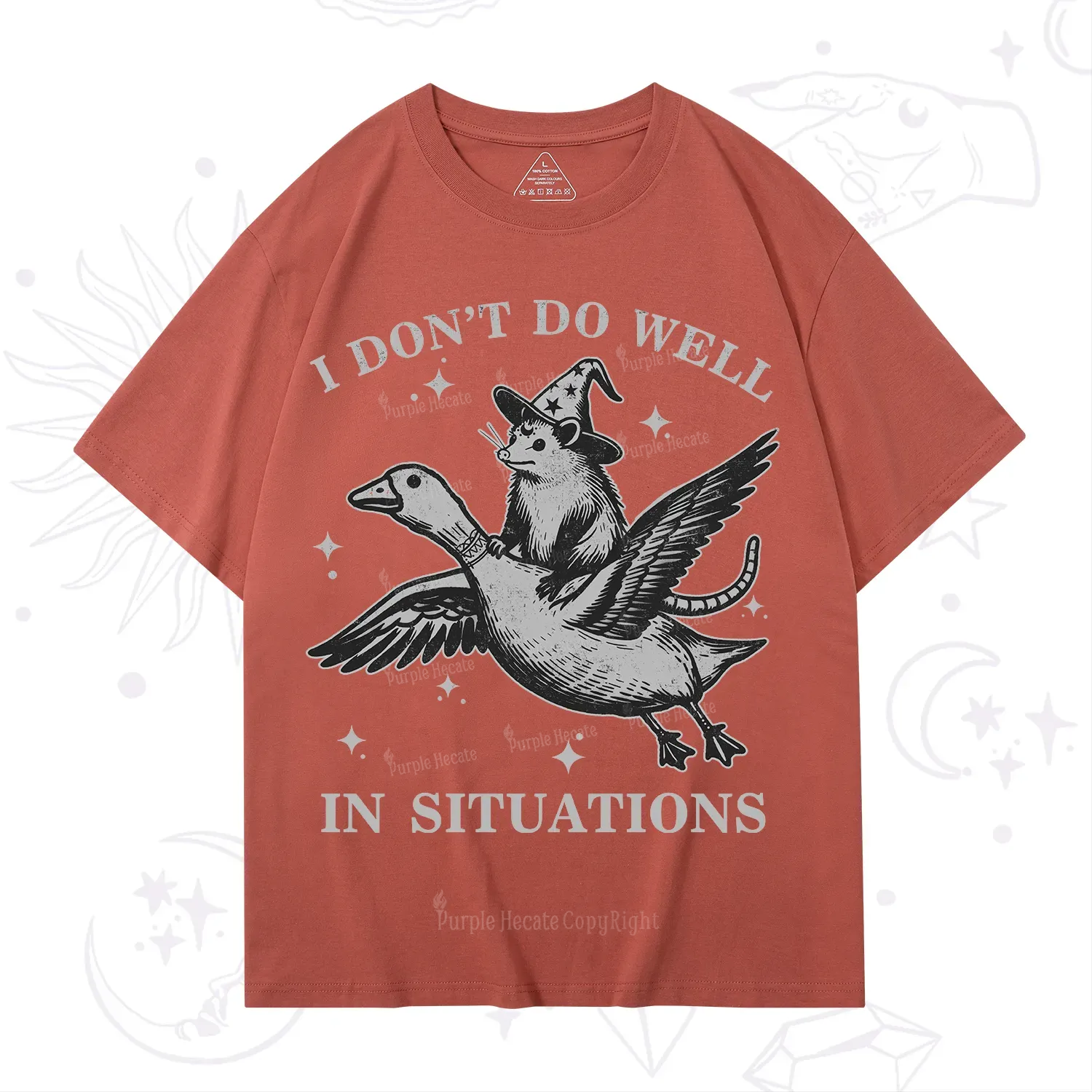 Purplehecate I Don't Do Well In Situations T-Shirt
