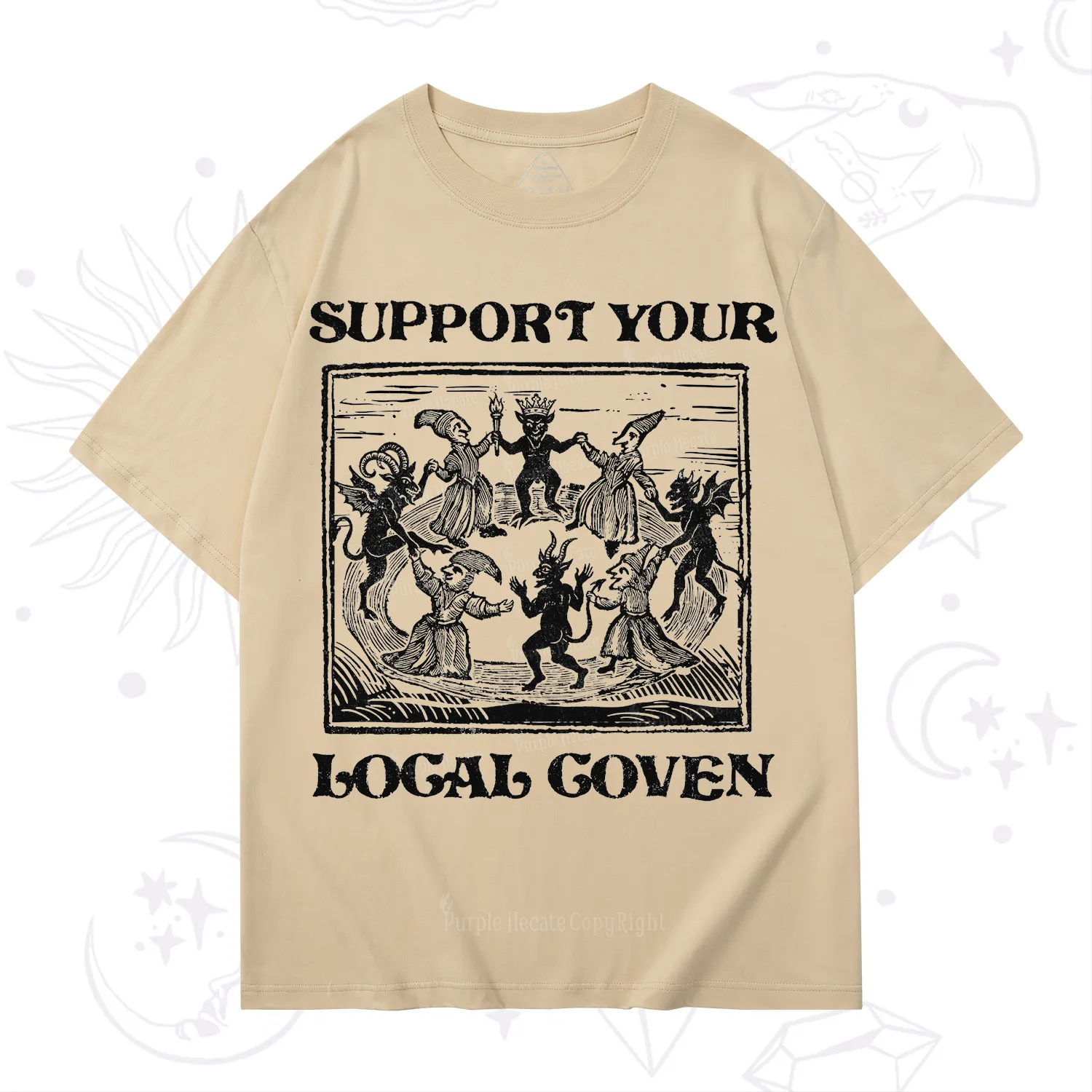Purplehecate Support Your Local Coven T-Shirt