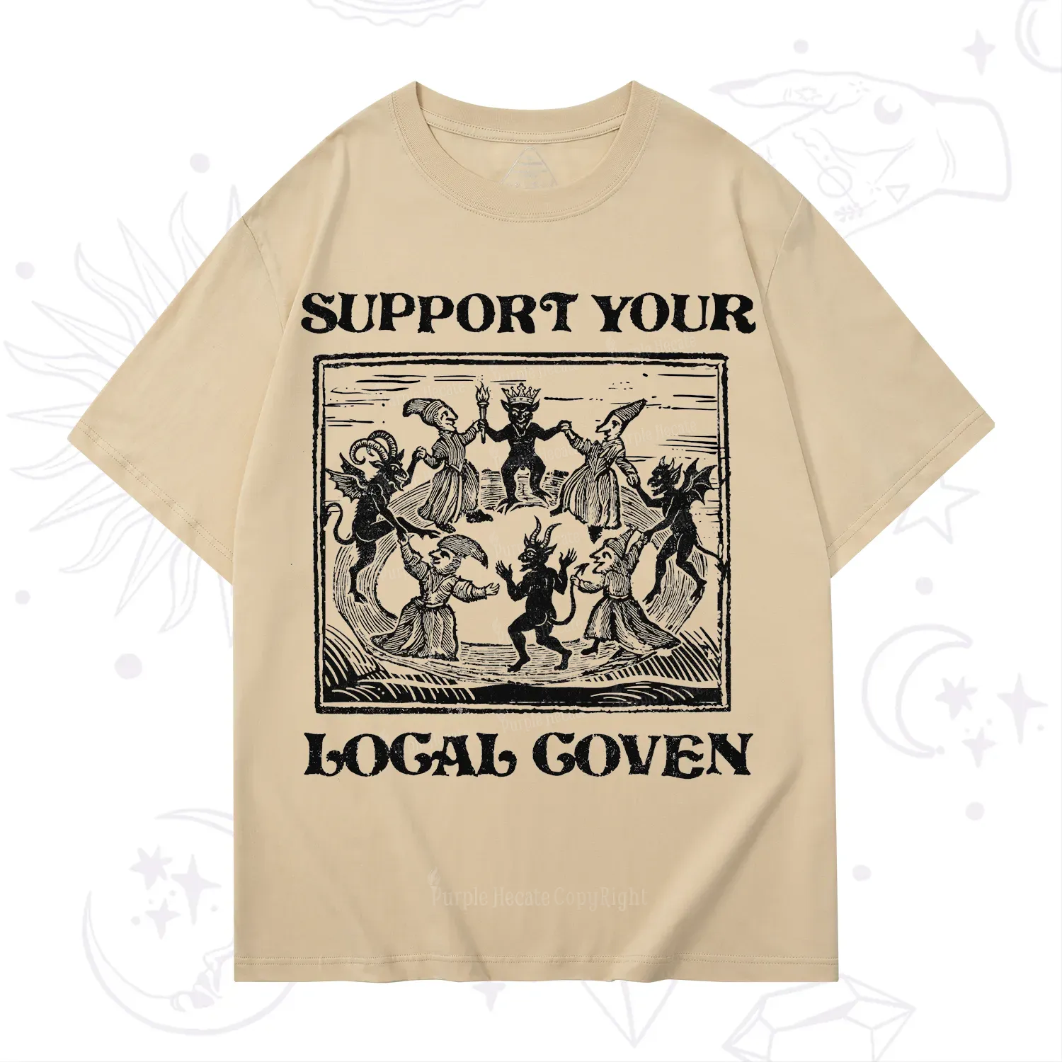 Purplehecate Support Your Local Coven T-Shirt