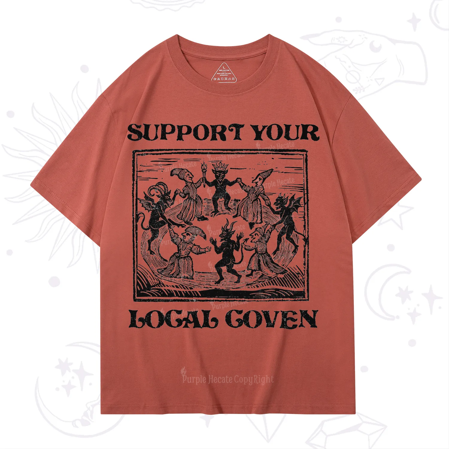 Purplehecate Support Your Local Coven T-Shirt