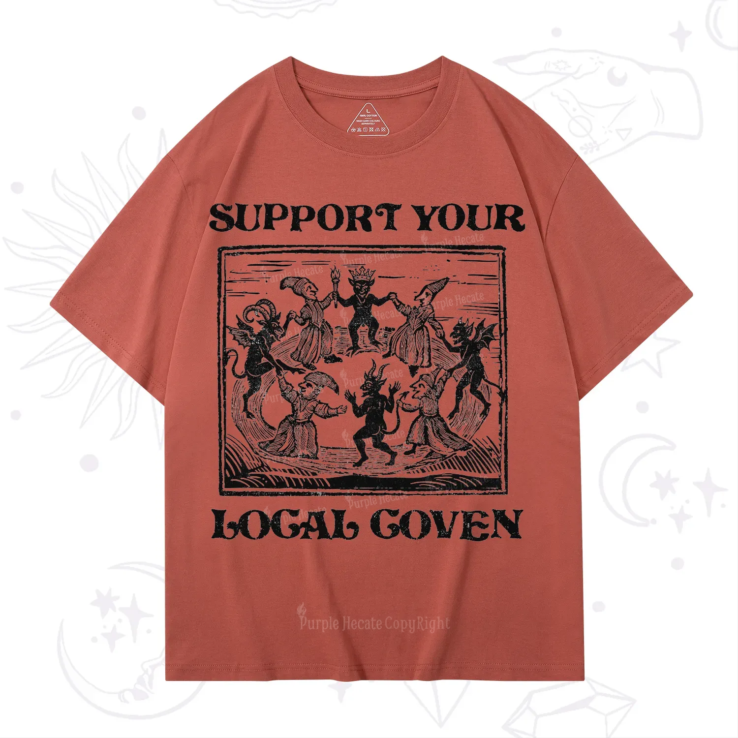 Purplehecate Support Your Local Coven T-Shirt
