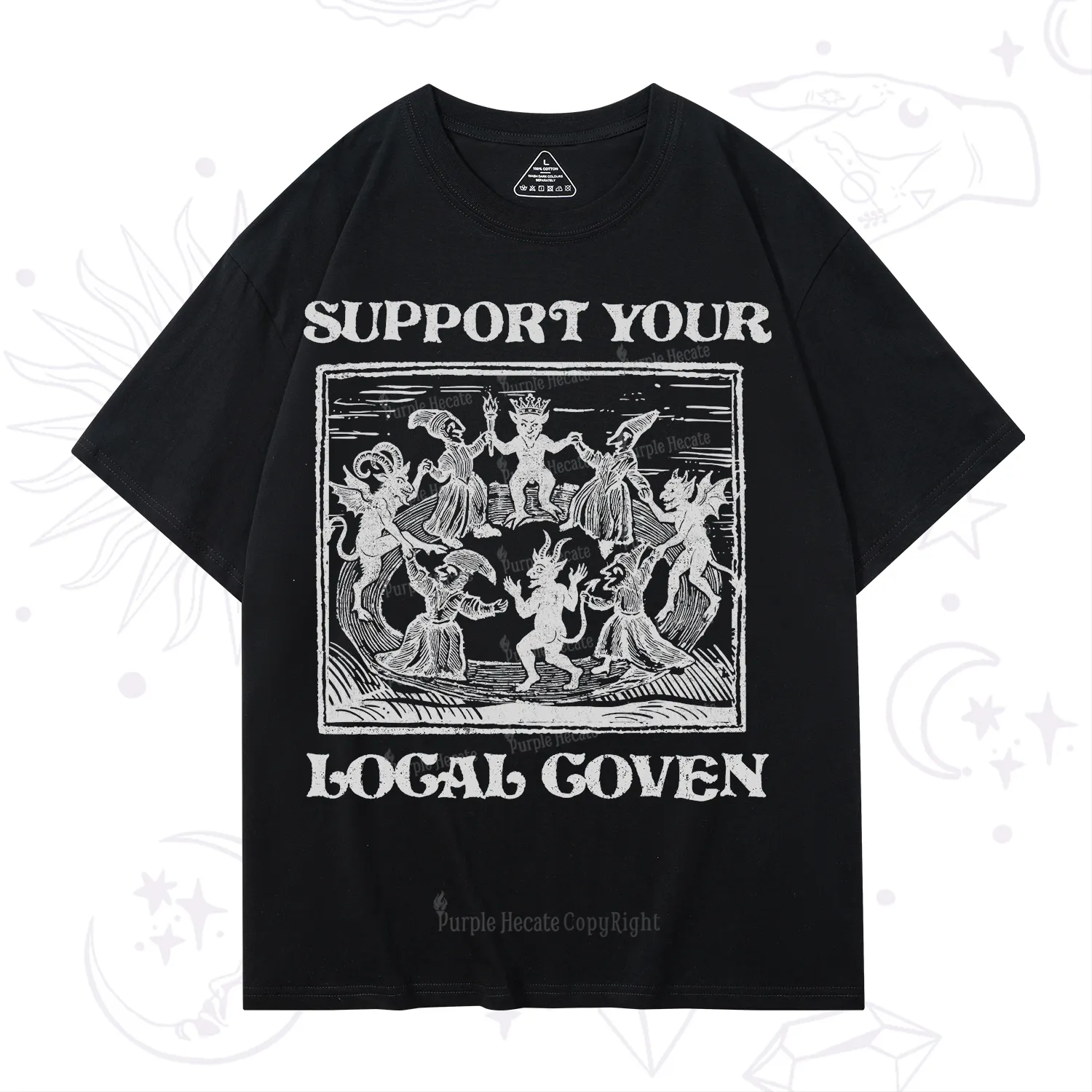 Purplehecate Support Your Local Coven T-Shirt