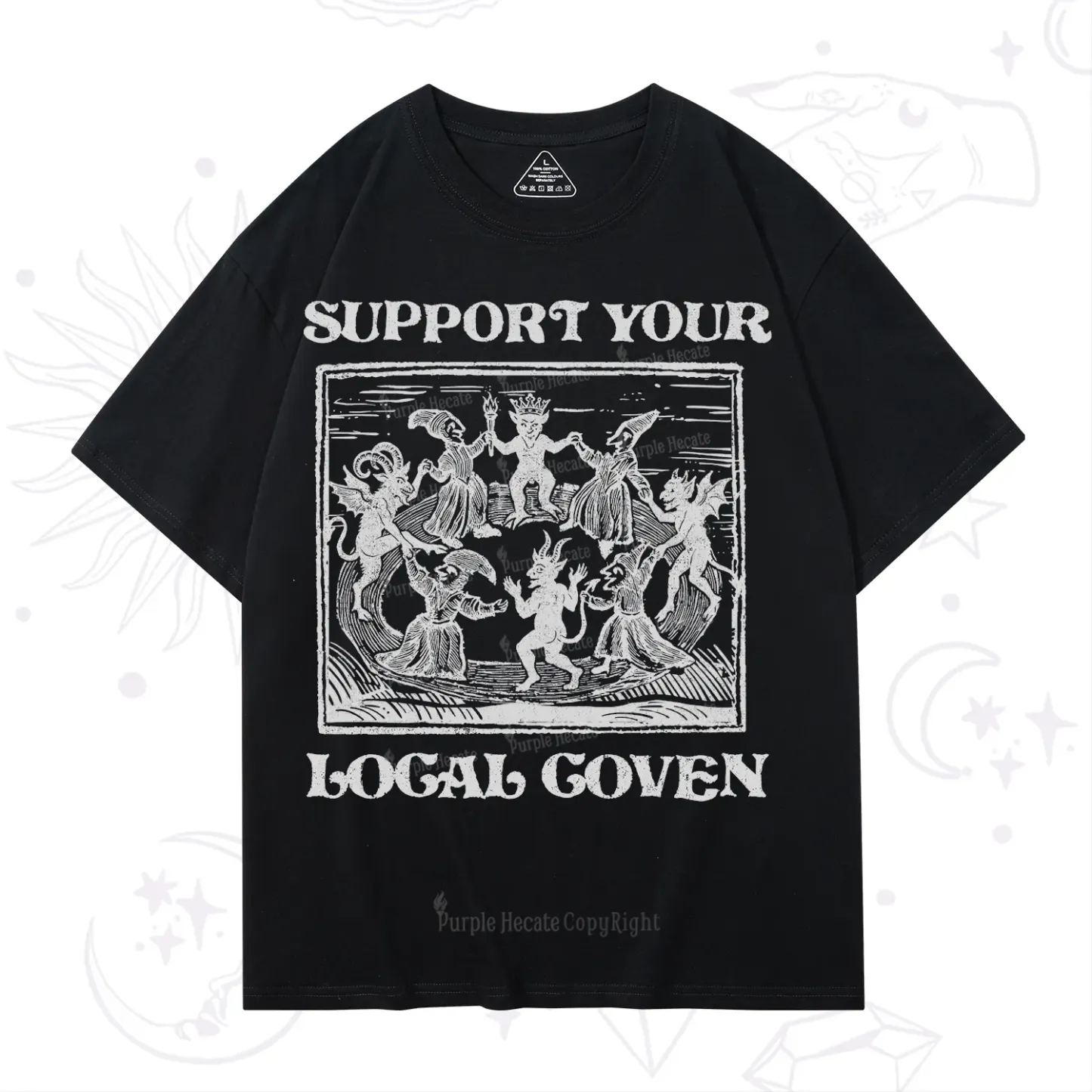 Purplehecate Support Your Local Coven T-Shirt