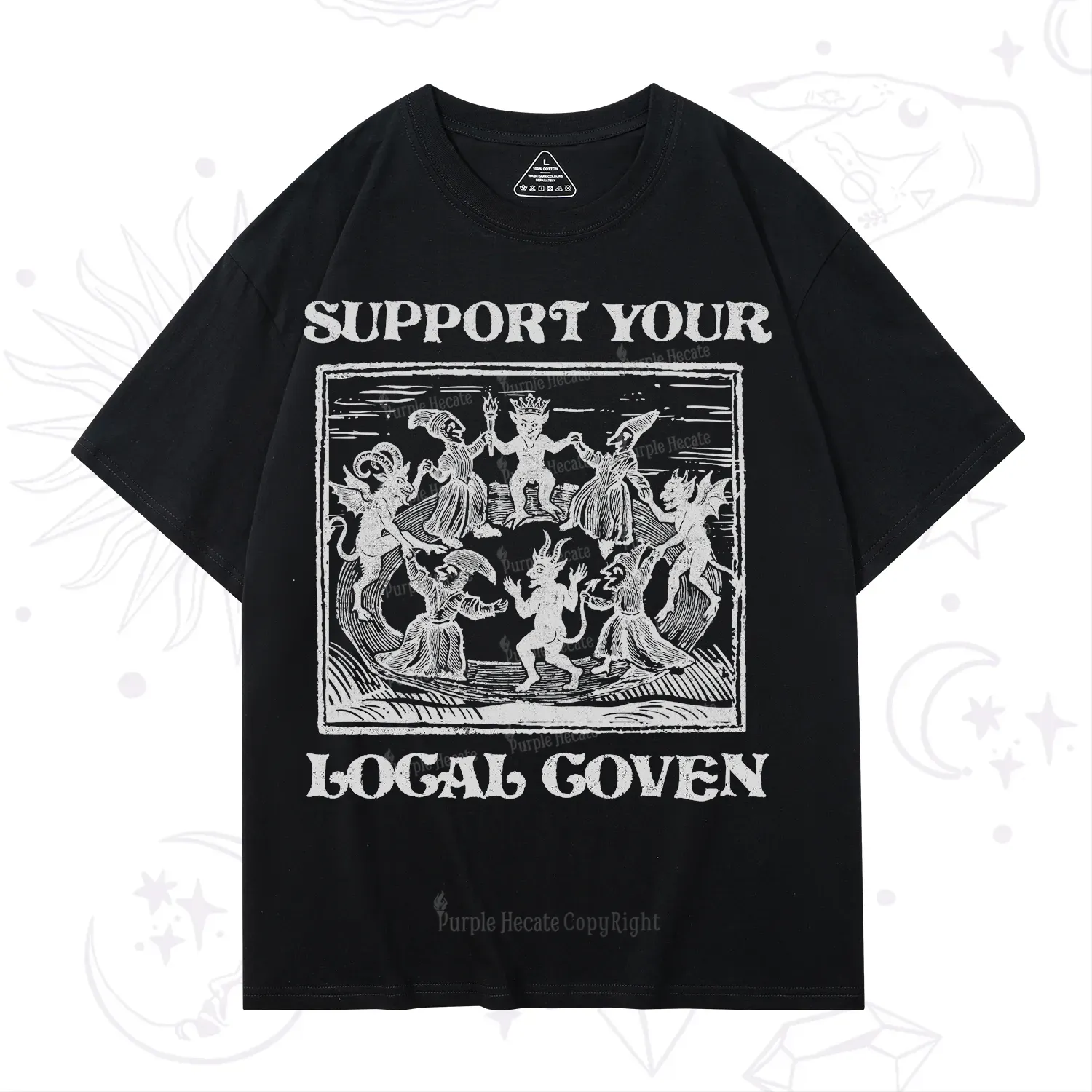 Purplehecate Support Your Local Coven T-Shirt