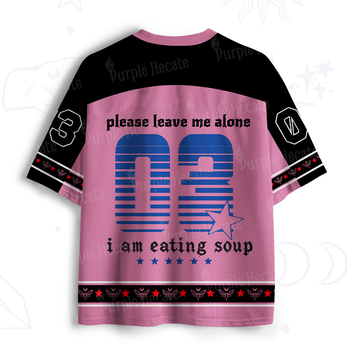 Purplehecate Mothman Eating Soup Mesh Jersey