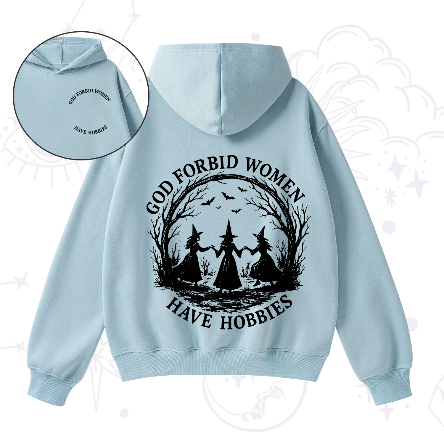 Purplehecate God Forbid Women Have Hobbies Fleece Hoodie Suit