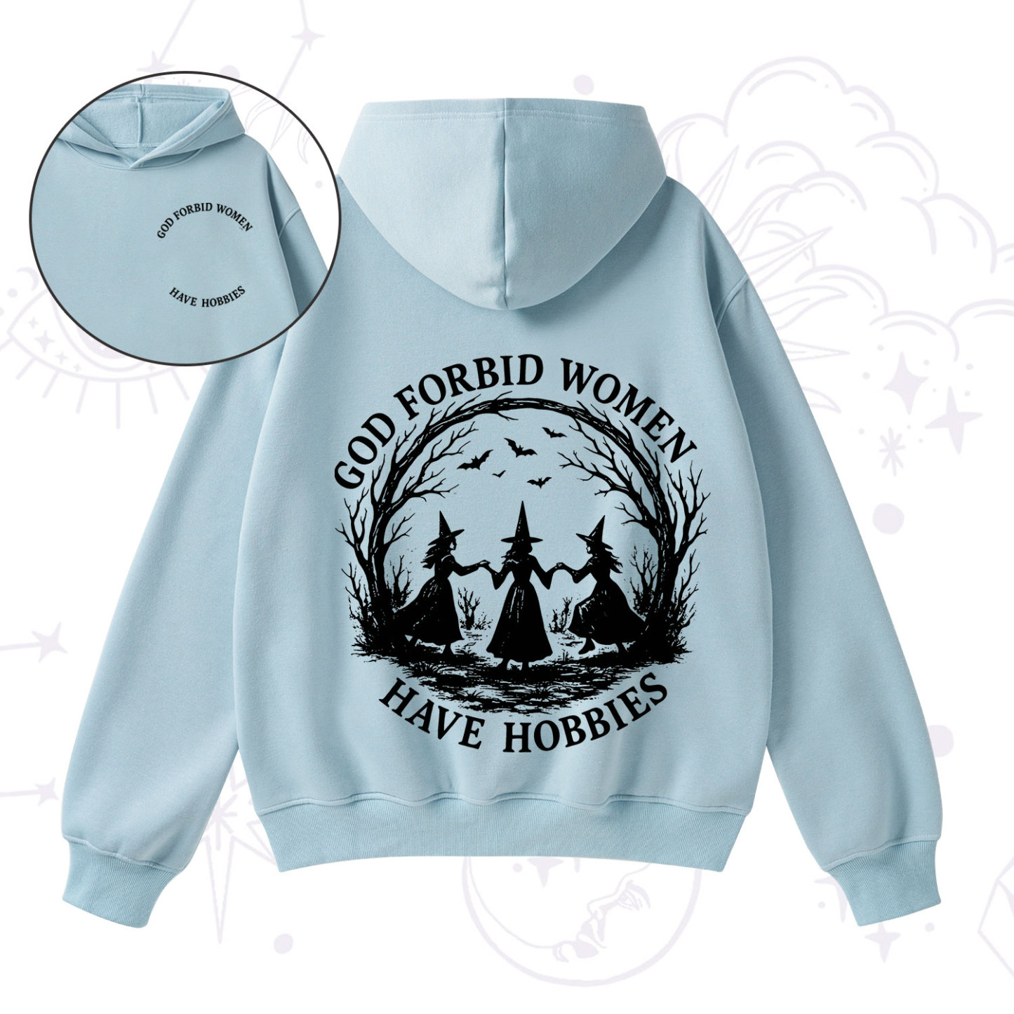 Purplehecate God Forbid Women Have Hobbies Fleece Hoodie Suit