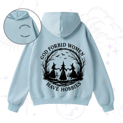 Purplehecate God Forbid Women Have Hobbies Fleece Hoodie Suit