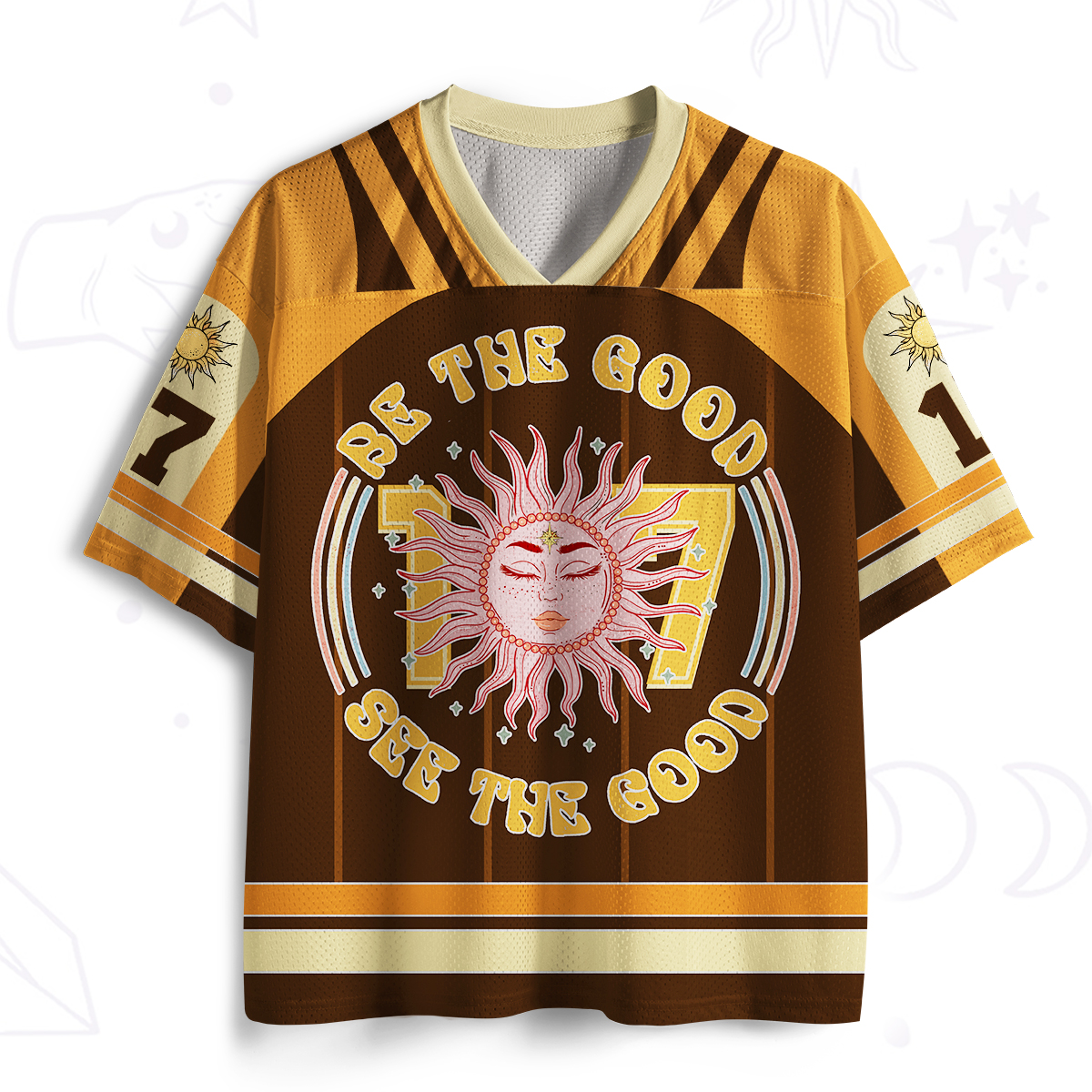 Purplehecate Be the Good See the Good  Mesh Jersey