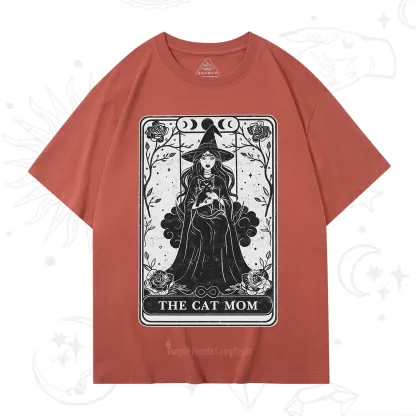 Purplehecate The Witch Cat Mom Tarot T-Shirt