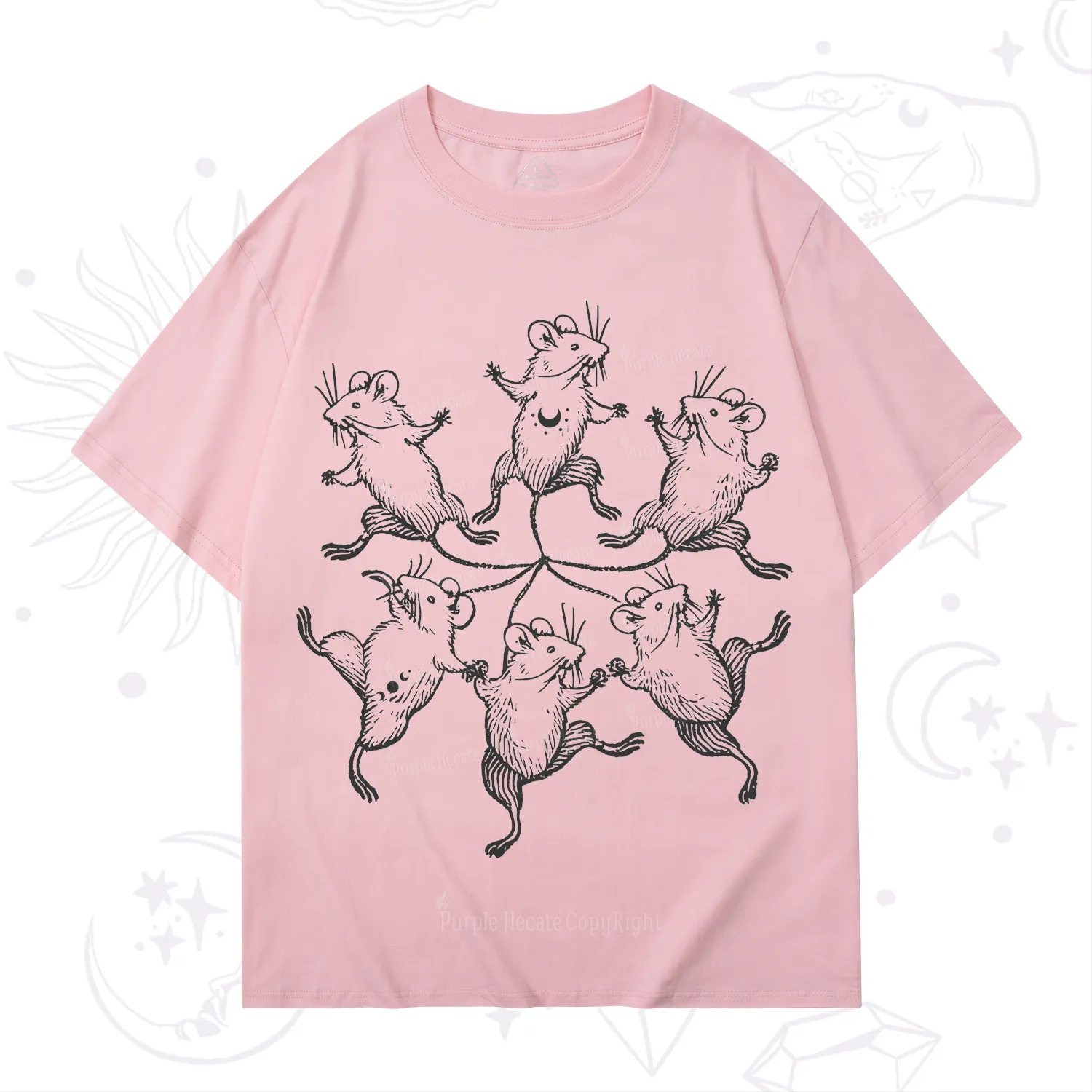 Purplehecate The Midnight Mouse Dance T-Shirt