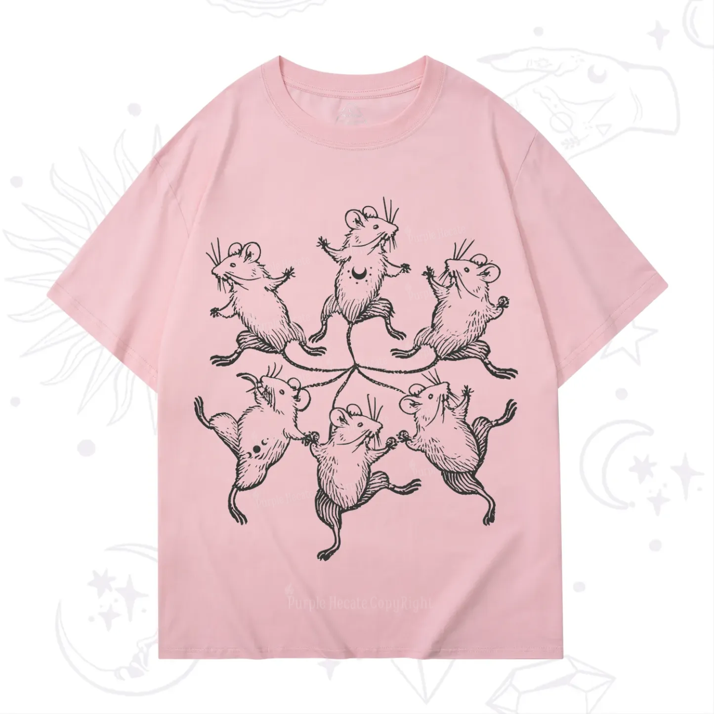 Purplehecate The Midnight Mouse Dance T-Shirt