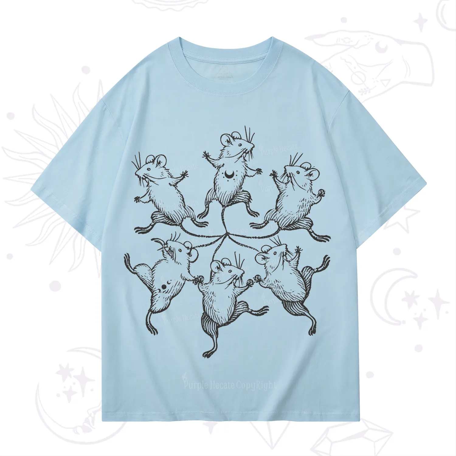 Purplehecate The Midnight Mouse Dance T-Shirt