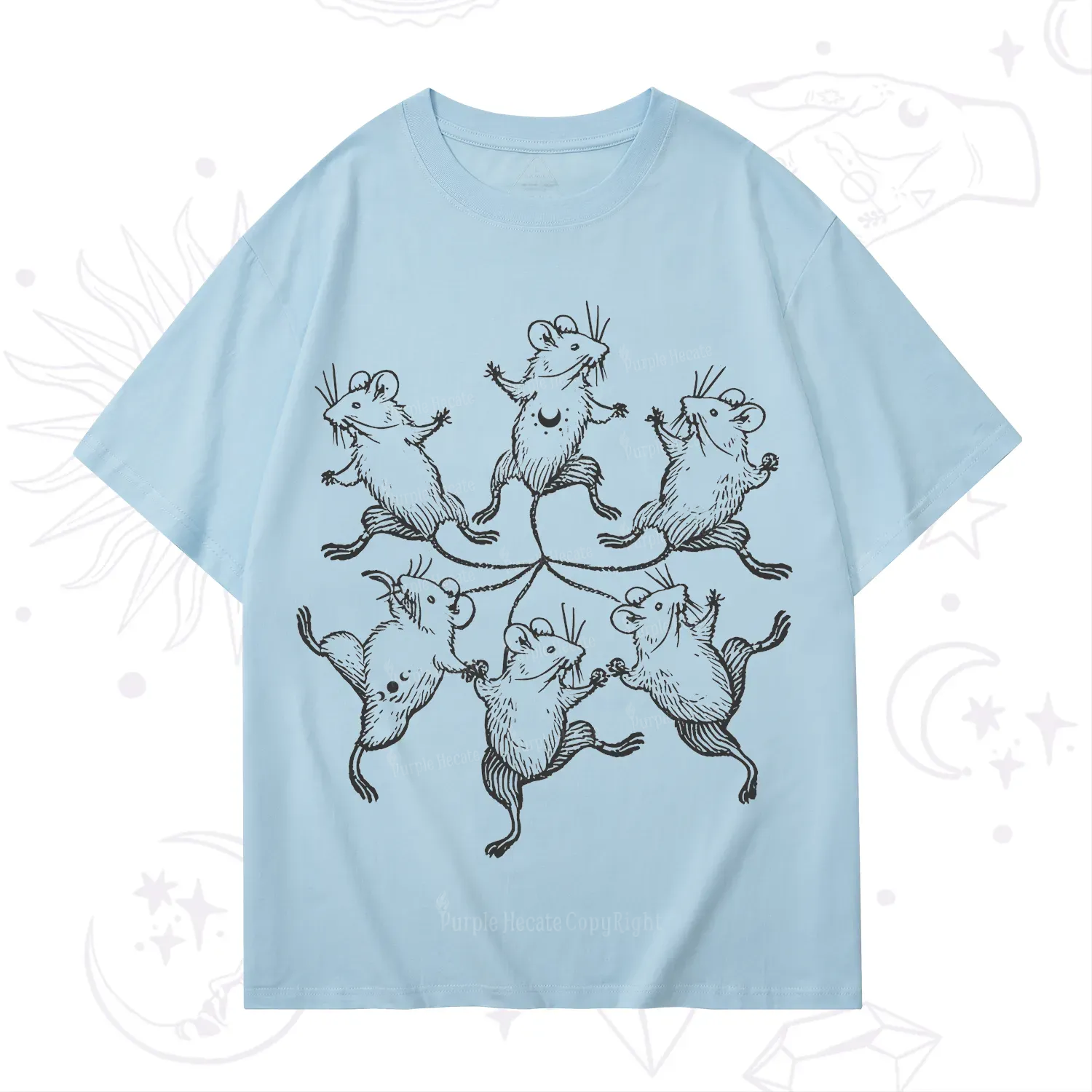 Purplehecate The Midnight Mouse Dance T-Shirt