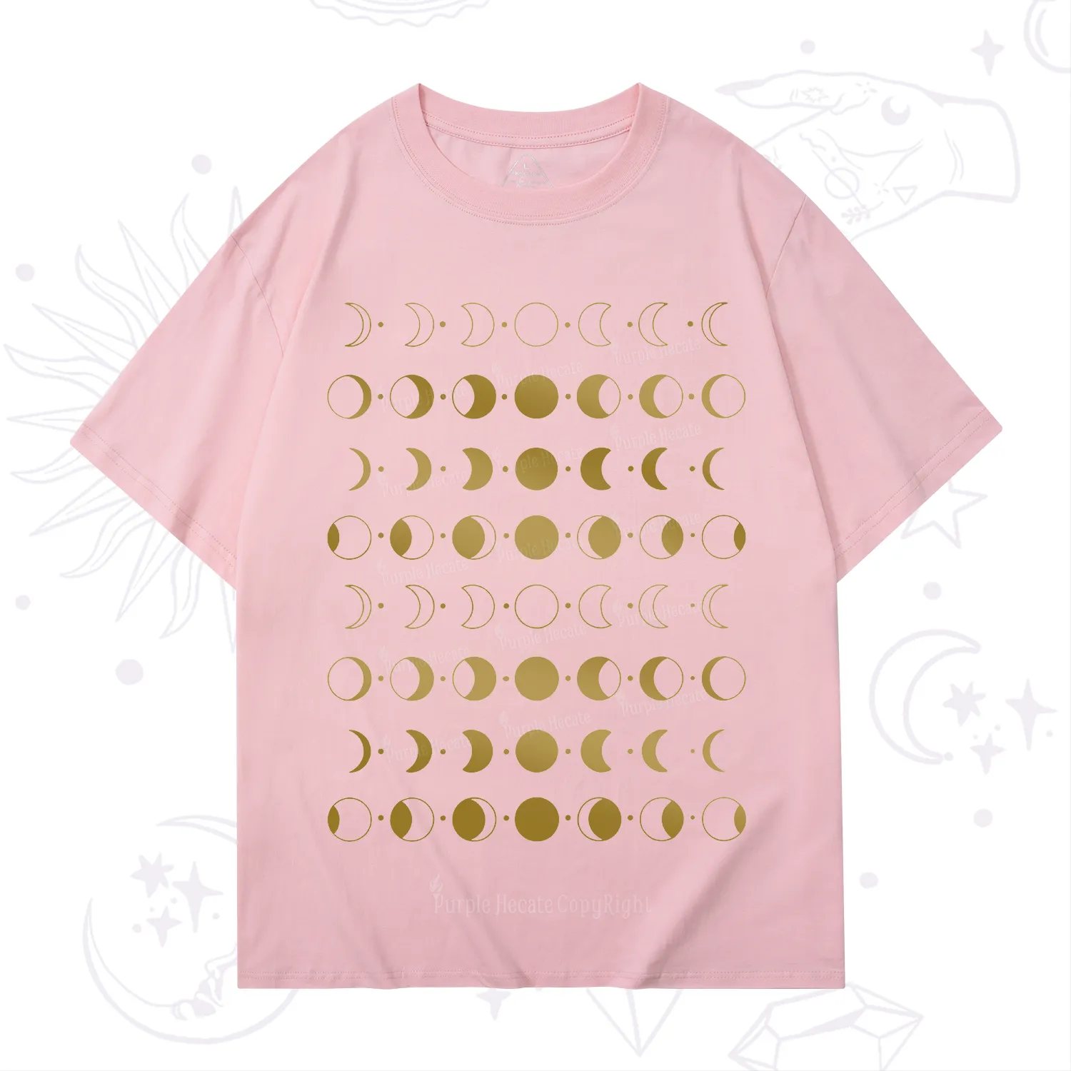 Purplehecate Phases Of Moon T-Shirt