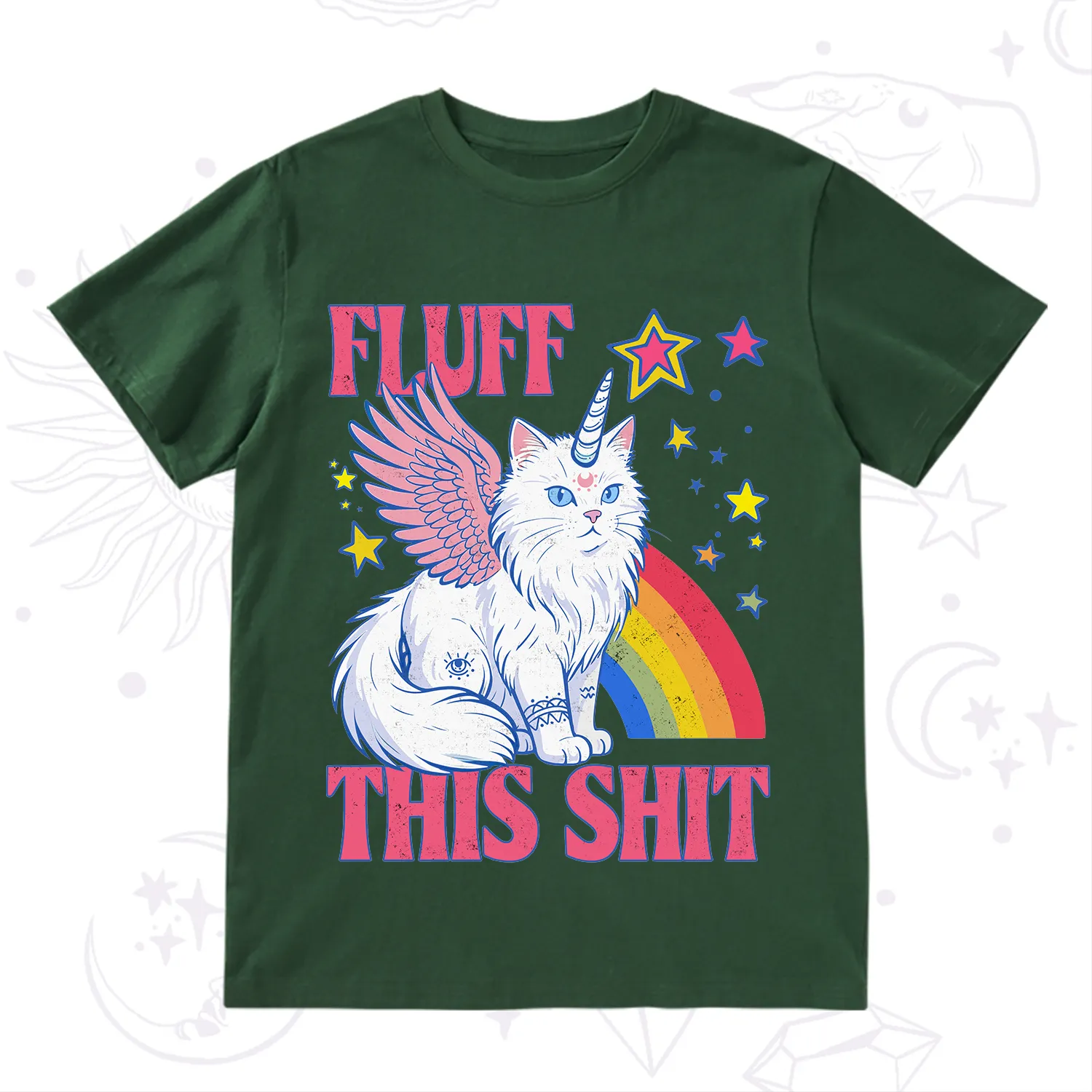 Purplehecate Fluff This Sh*t Cat T-Shirt