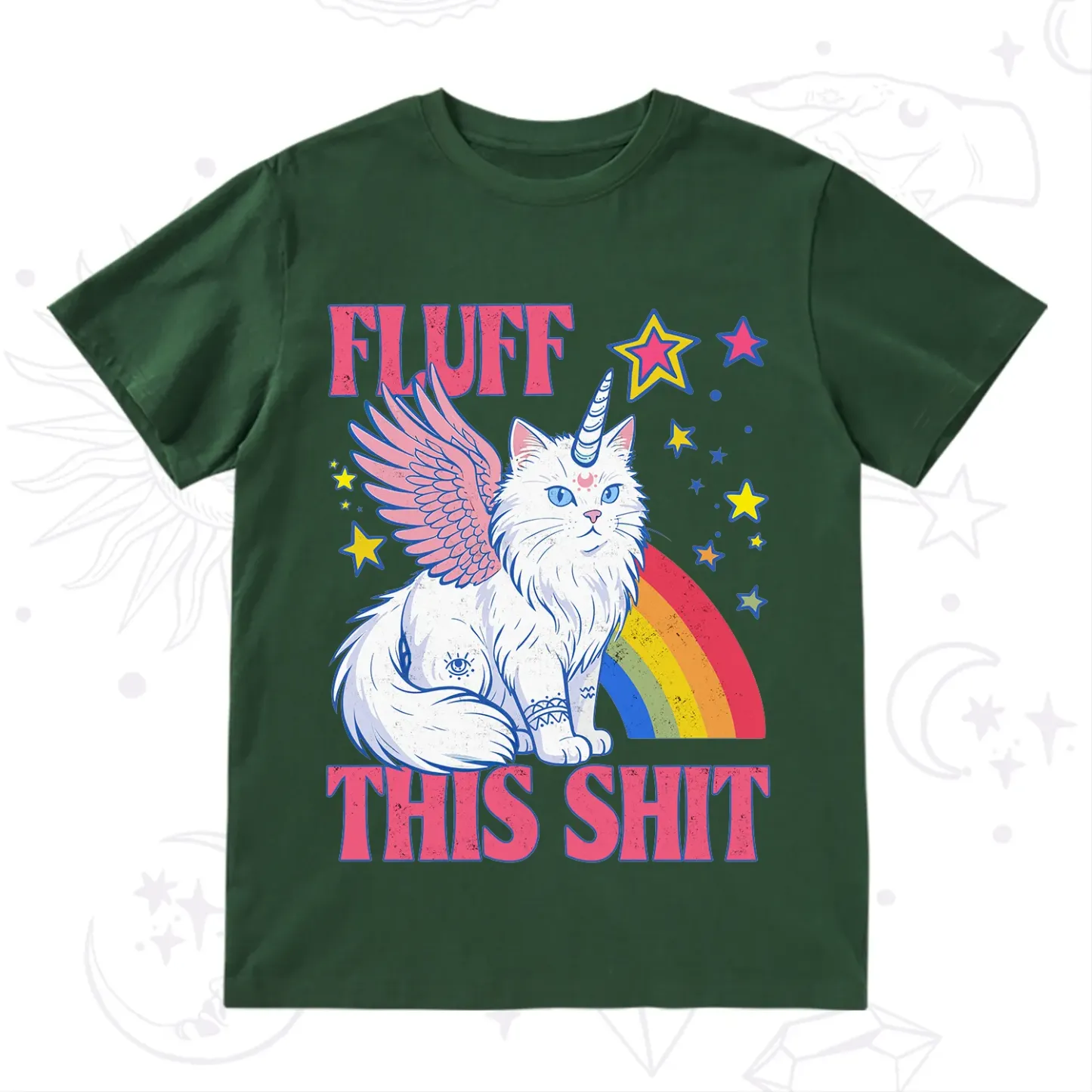 Purplehecate Fluff This Sh*t Cat T-Shirt