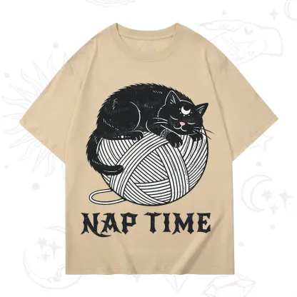 Purplehecate Nap Time Cat T-Shirt