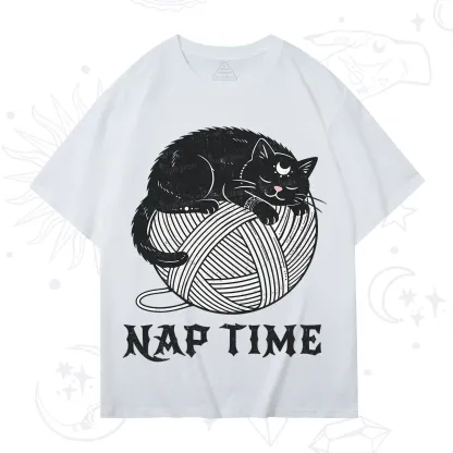 Purplehecate Nap Time Cat T-Shirt