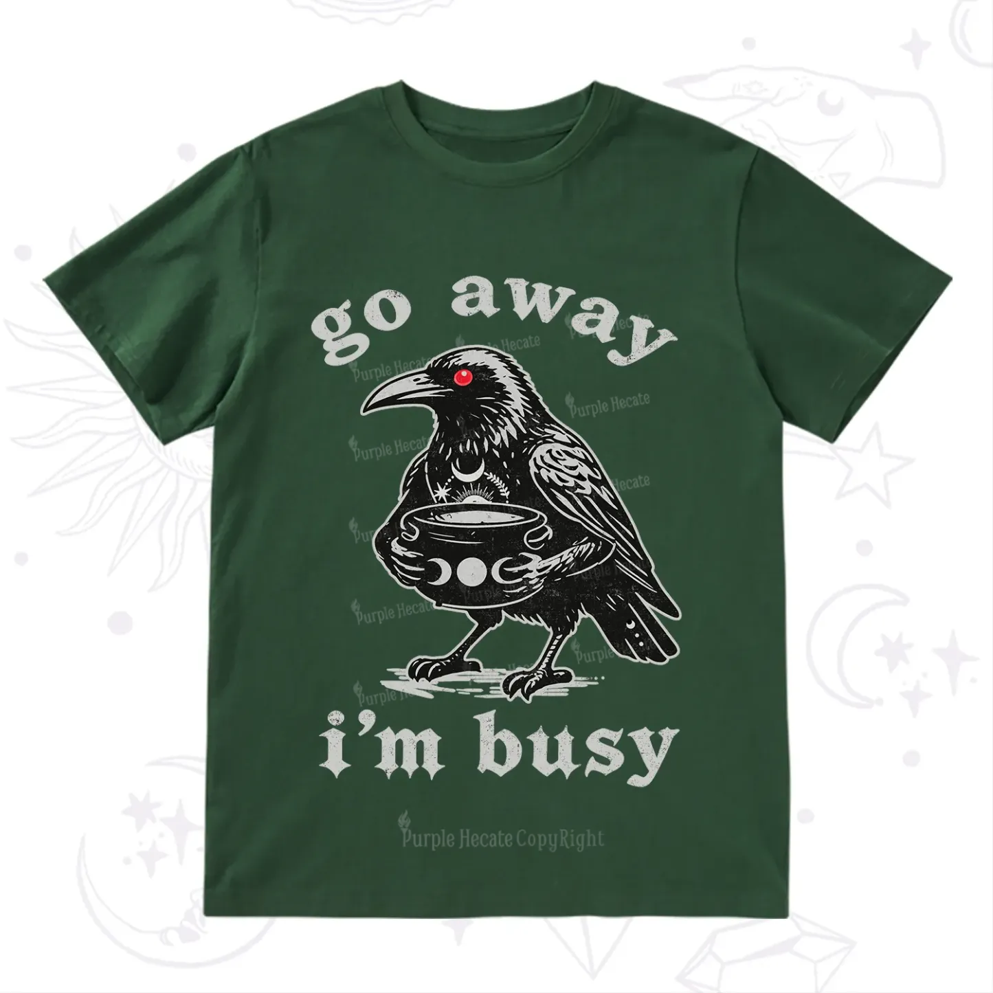 Purplehecate Go Away I'm Busy T-Shirt