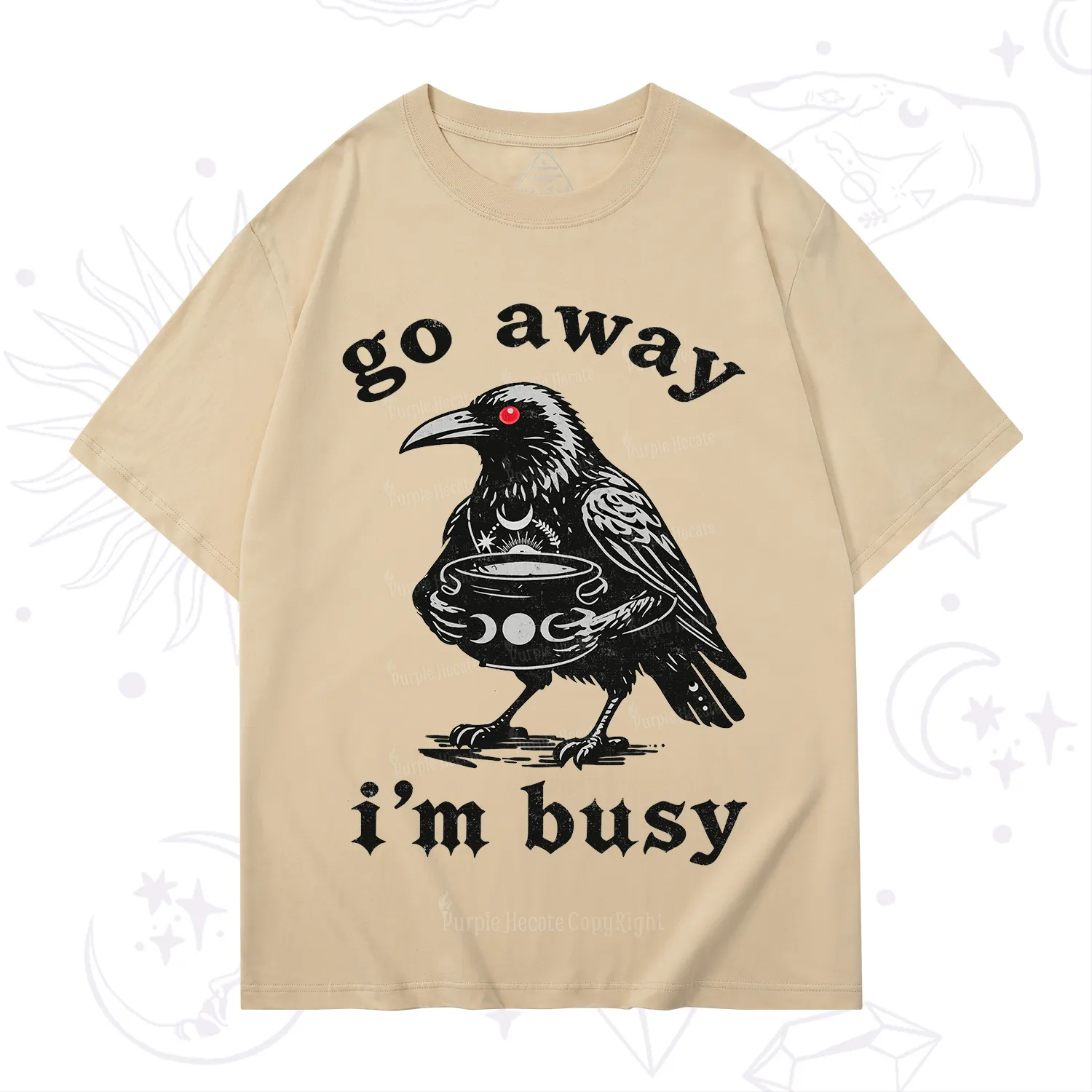 Purplehecate Go Away I'm Busy T-Shirt