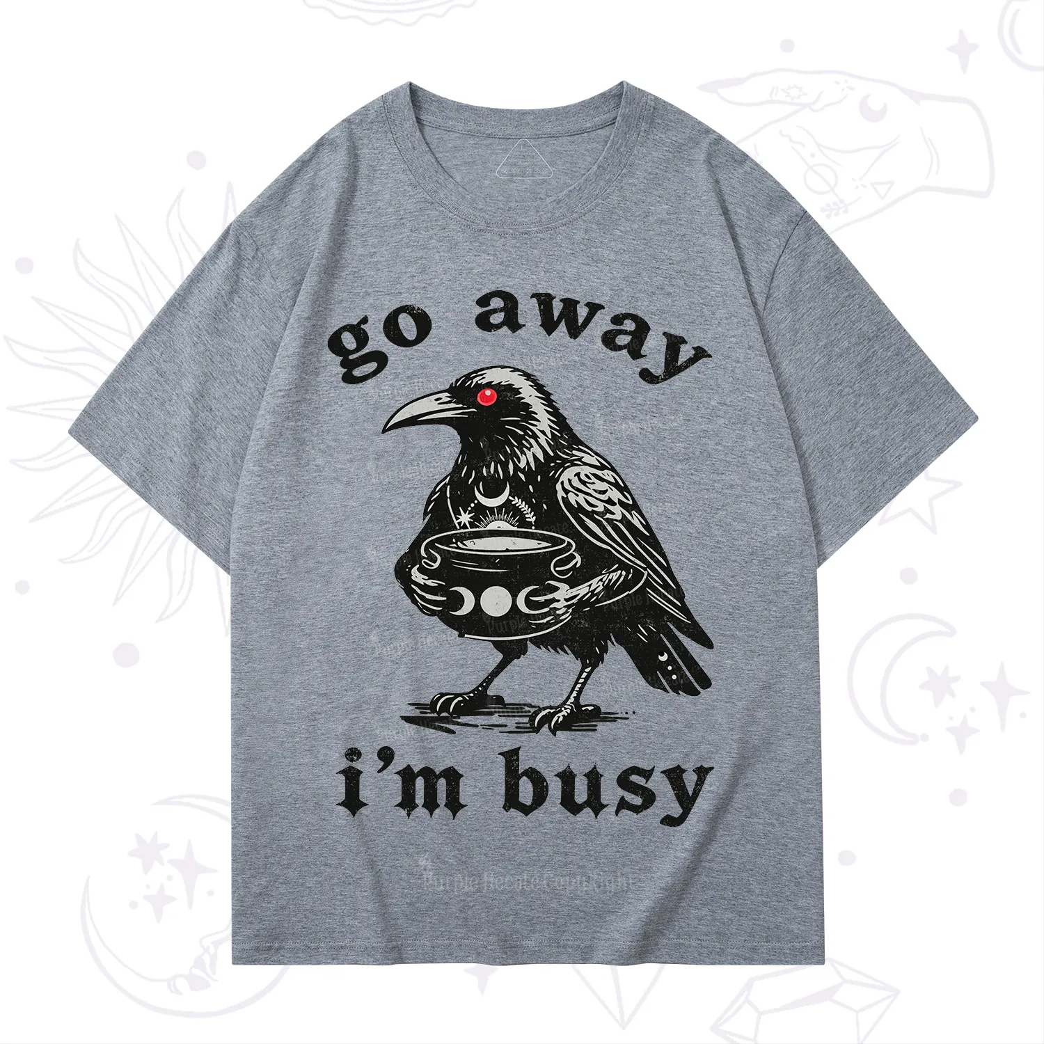 Purplehecate Go Away I'm Busy T-Shirt