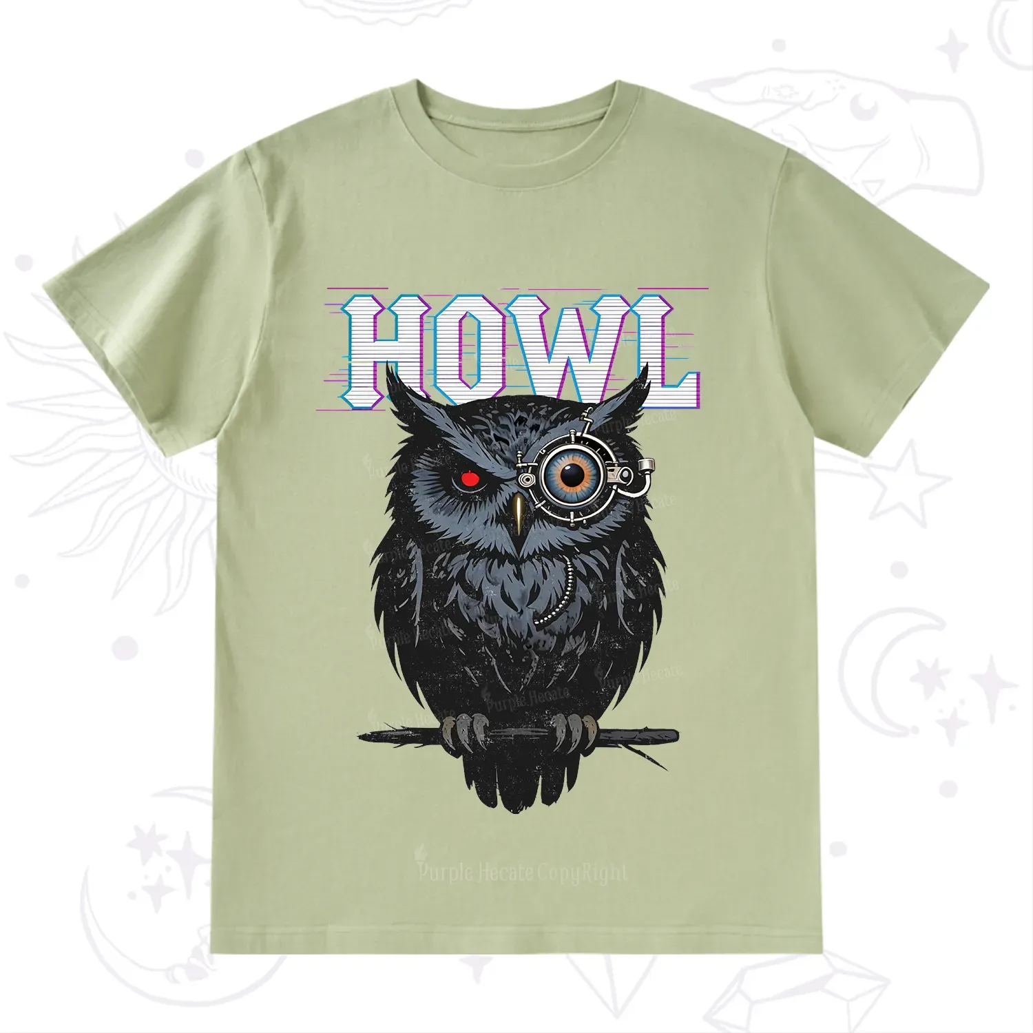 Purplehecate Howl Owl T-Shirt
