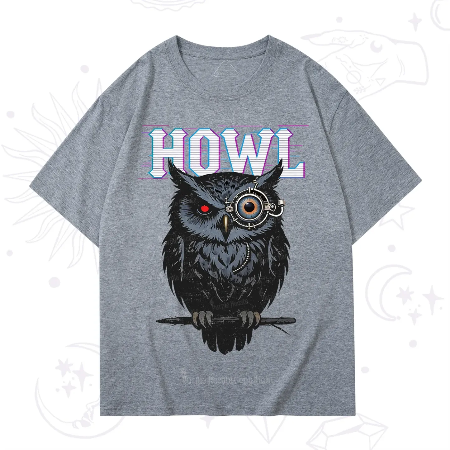 Purplehecate Howl Owl T-Shirt