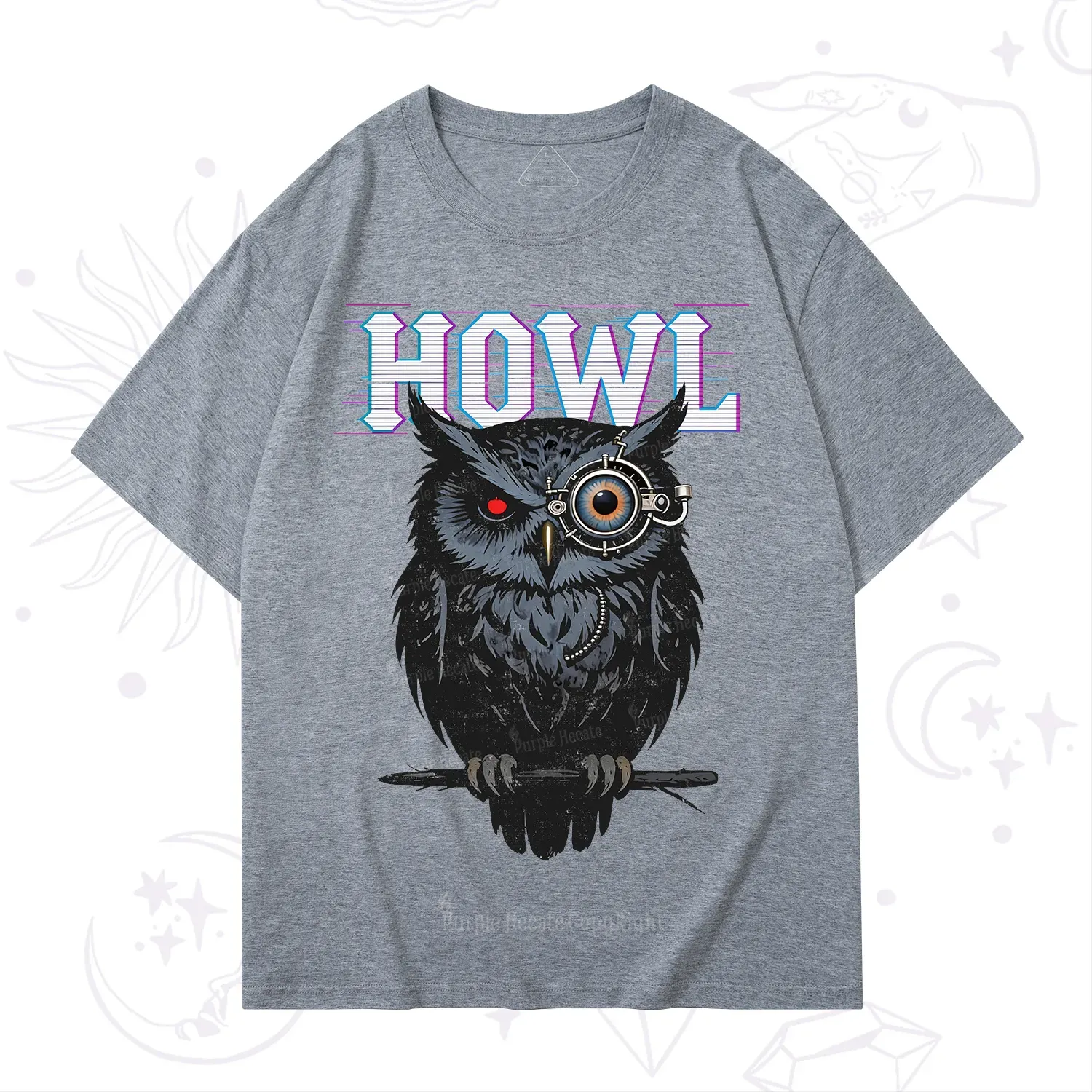 Purplehecate Howl Owl T-Shirt