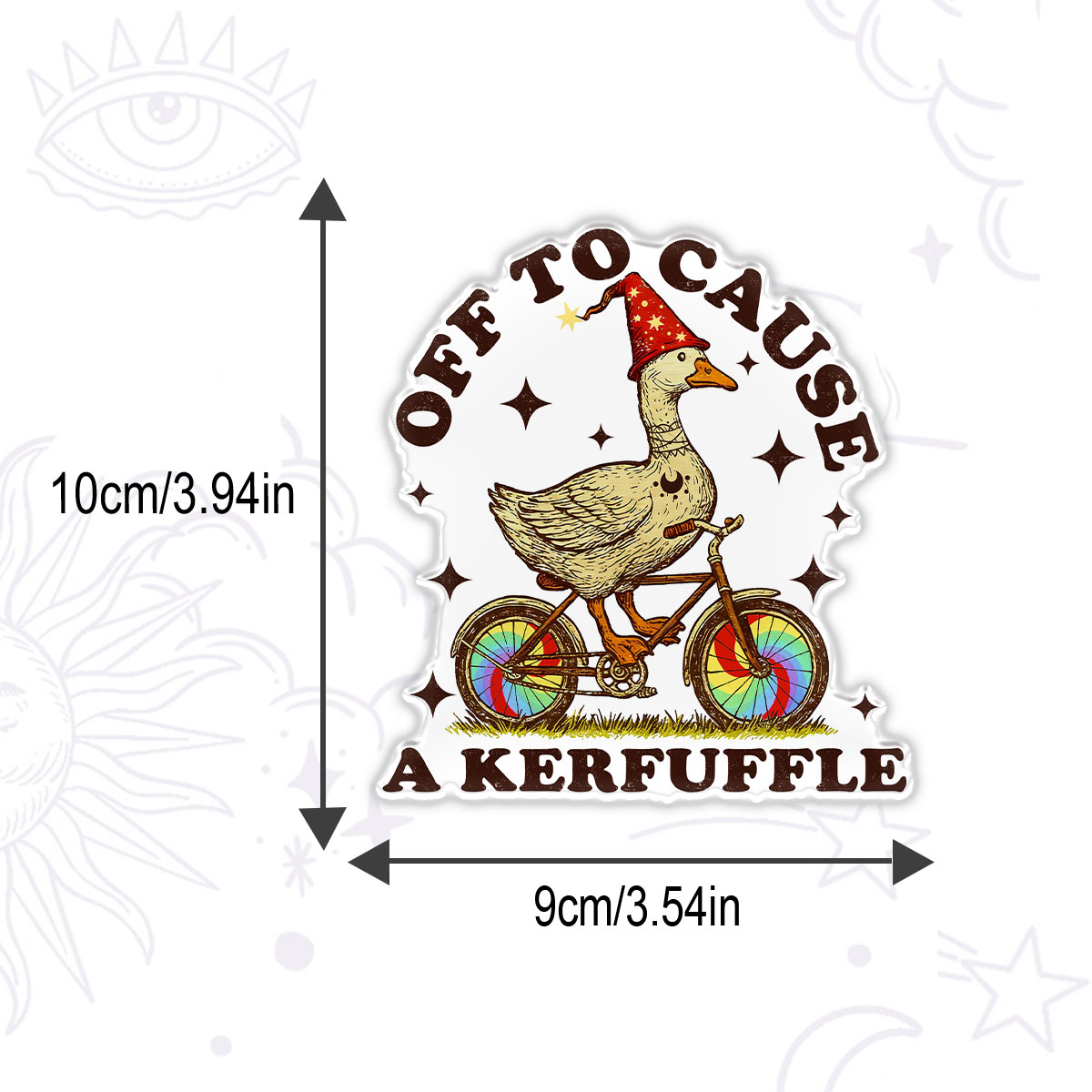 Purplehecate Off to Cause a Kerfuffle Goose Magnet