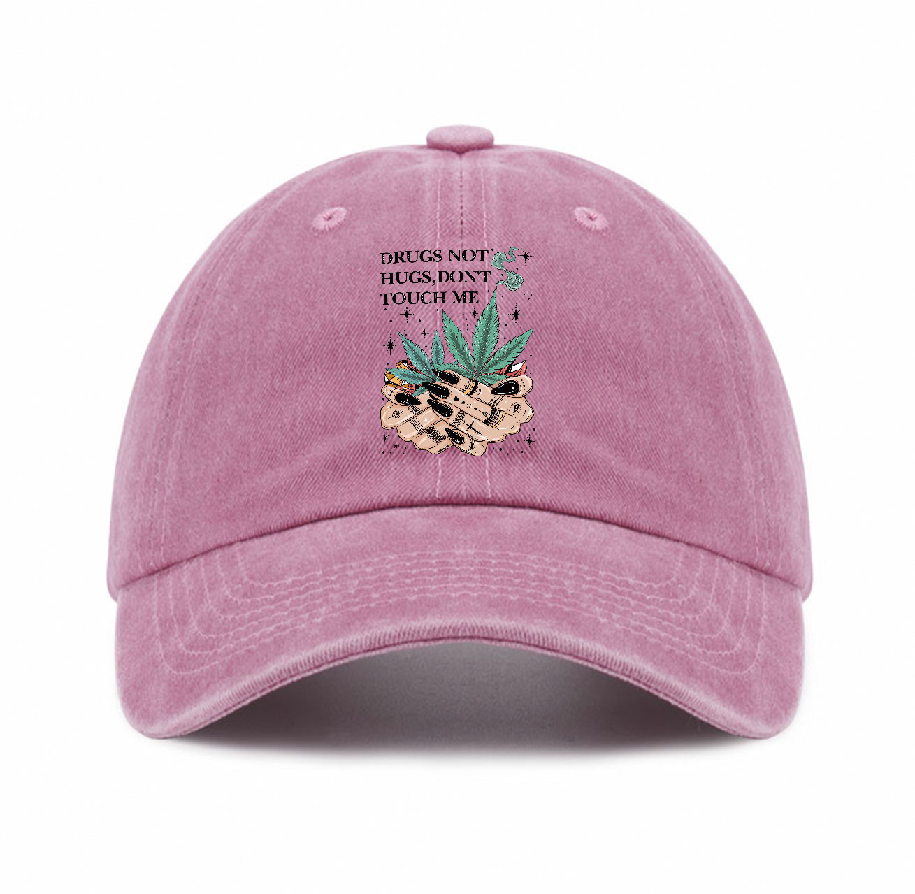 Purplehecate Drugs Not Hugs Baseball Cap