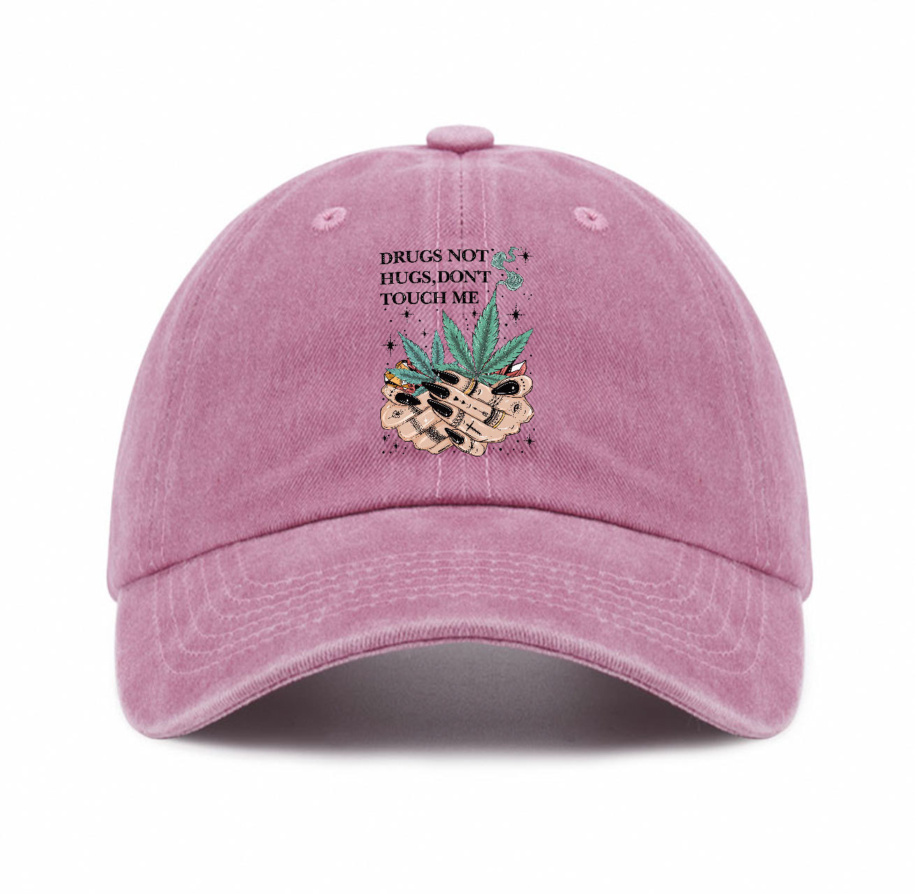 Purplehecate Drugs Not Hugs Baseball Cap