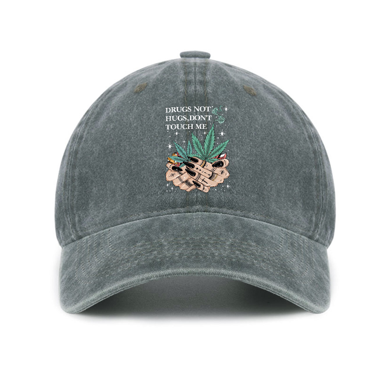 Purplehecate Drugs Not Hugs Baseball Cap