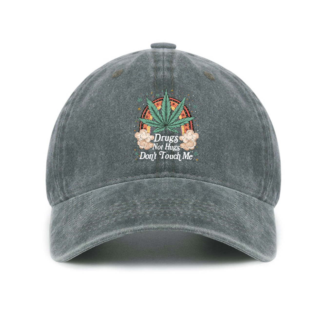 Purplehecate Drugs Not Hugs Baseball Cap