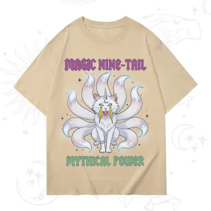 Purplehecate Magic Nine Tail Cat T-Shirt