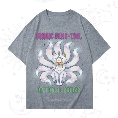Purplehecate Magic Nine Tail Cat T-Shirt