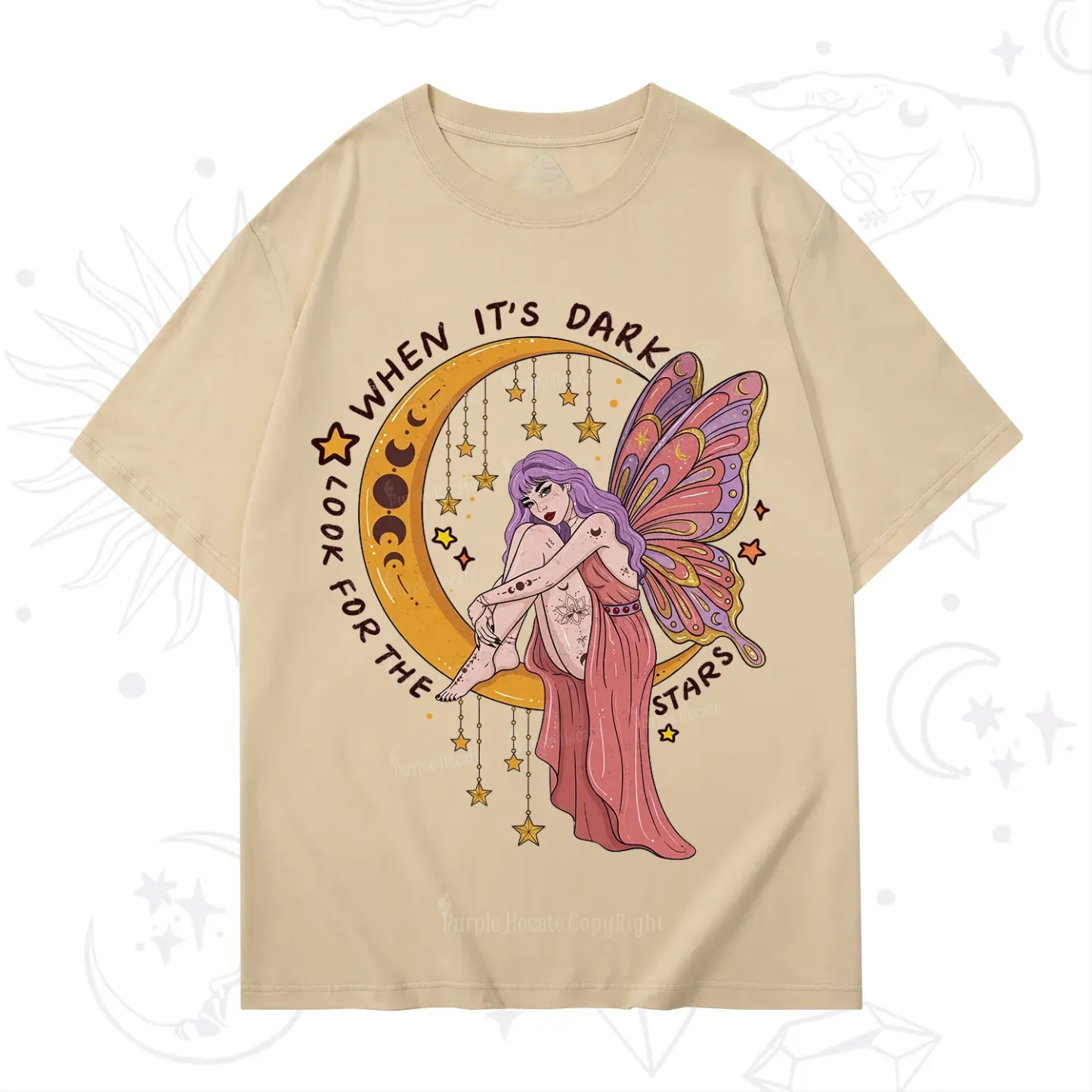 Purplehecate Look For The Stars T-Shirt