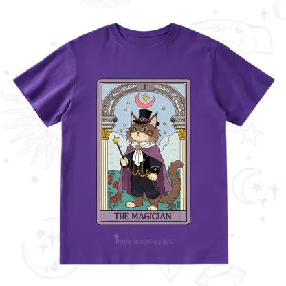 Purplehecate The Magician Cat Tarot T-Shirt