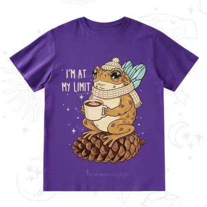 Purplehecate I'm At My Limit Funny Frog T-Shirt