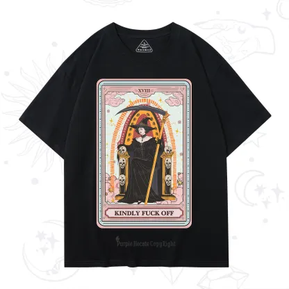Purplehecate The Kindly Fuck Off Tarot T-Shirt
